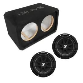 Сабвуфер пассивный для автомобиля NVX NE82S_43C84 Dual 8", sealed, MDF 3/4", с сабвуфером Comp