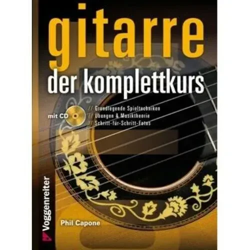 Учебное пособие Voggenreiter Gitarre Der Komplettkurs