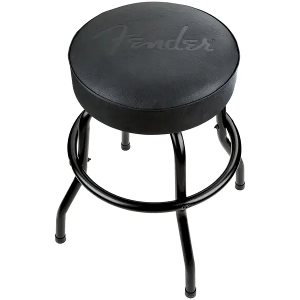 Стул для гитариста Fender Bar Stool Embossed Logo Black 24"