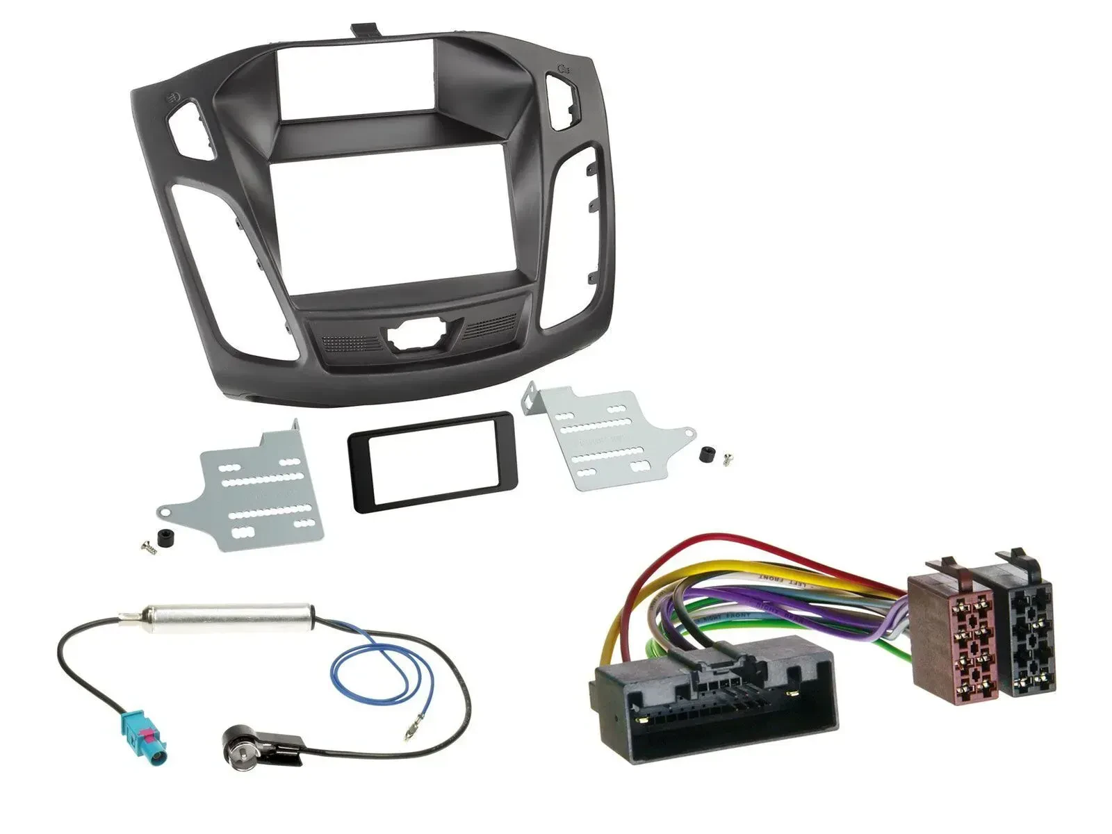 Einbauset Doppel DIN Autoradio für Ford Focus (2011-2014)