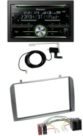 Pioneer CD USB MP3 Bluetooth 2DIN DAB Autoradio für Alfa Romeo GT 147 00-10 anth