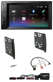 Pioneer DAB Lenkrad 2DIN Bluetooth USB Autoradio für Ford Focus Galaxy Mondeo