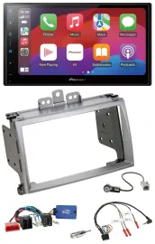 Pioneer DAB USB Lenkrad Bluetooth 2DIN Autoradio für Hyundai i20 2009-2012 silbe