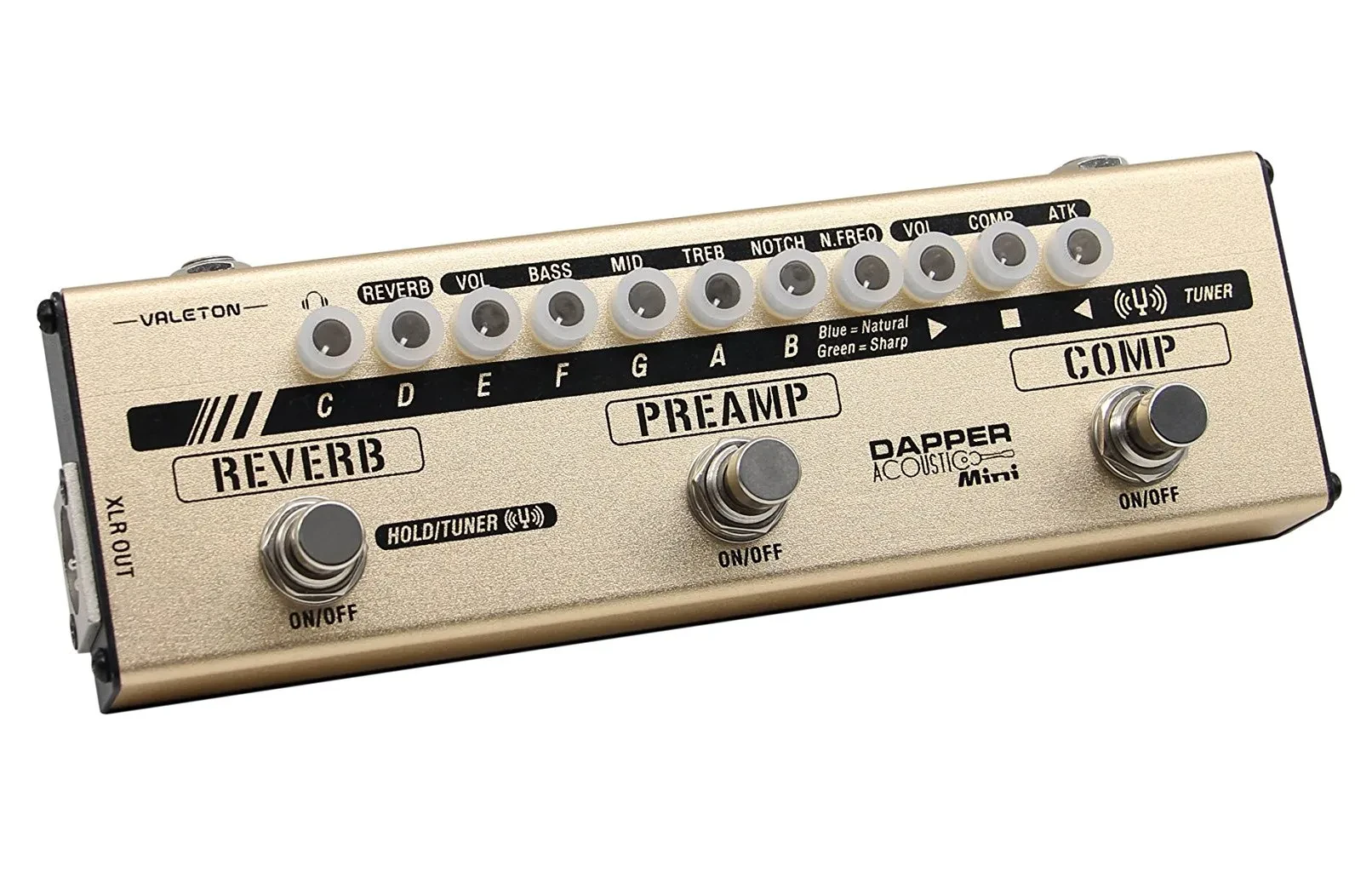 Процессор для акустической гитары Valeton MES-4 Dapper Acoustic Mini