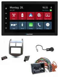 Blaupunkt MP3 Bluetooth DAB 2DIN USB Autoradio für Chevrolet Aveo Sonic ab 2011