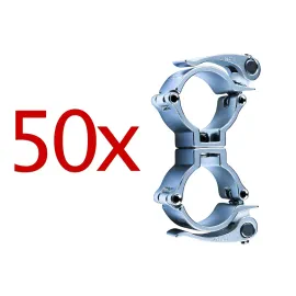 LightmaXX Swivel Coupler ST-502E 50x Set 48-51mm 100Kg Half Coupler Load Cap