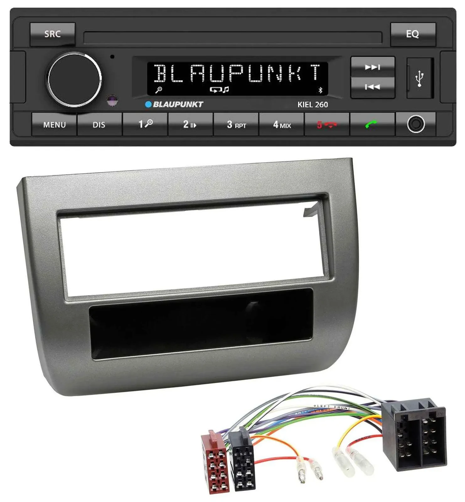 Blaupunkt USB DAB Bluetooth MP3 Autoradio für Lancia Y (843 03-11) anthrazit