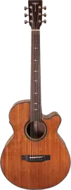 Трансакустическая гитара Tyma A1 Custom ZL Concert Cutaway Mahogany Natural с чехлом 2025s