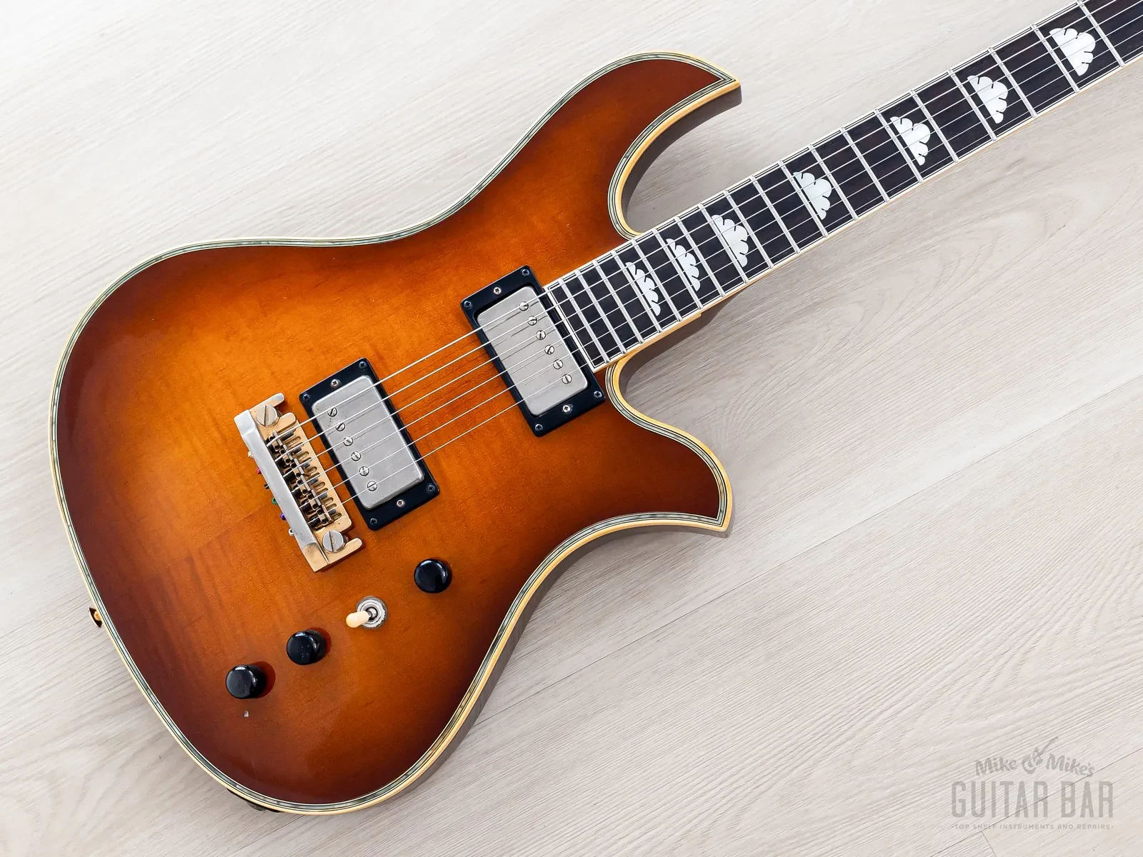 Б/У электрогитара B.C.Rich Eagle NJ Series EG-1501 Limited Edition, сквозной гриф, Japan, 1988