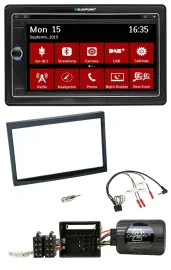 Blaupunkt Bluetooth DAB 2DIN USB DVD Lenkrad Autoradio für Citroen C2 C3 Berling