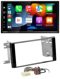 Kenwood DAB USB Bluetooth 2DIN MP3 Autoradio für Subaru Impreza Forester 07-12