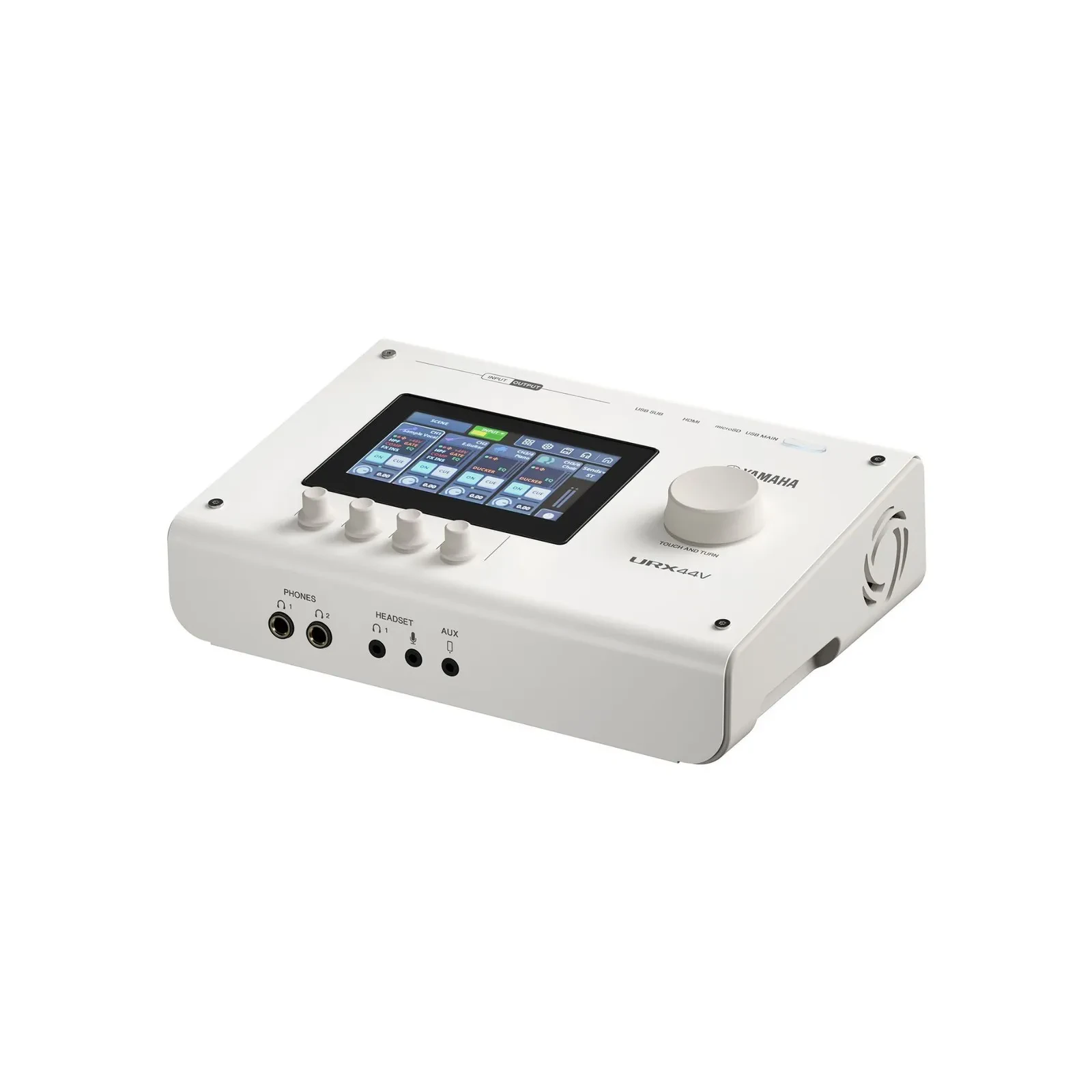 Б/У Аудиоинтерфейс Yamaha URX44V 6 входов/4 выхода Dual USB-C белый