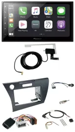 Pioneer USB Lenkrad 2DIN Bluetooth DAB Autoradio für Honda CR-Z 2010-2013