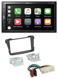Pioneer USB MP3 DAB 2DIN Bluetooth Autoradio für Hyundai i40 Typ VF ab 2016 schw