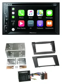 Pioneer MP3 USB DVD Bluetooth DAB 2DIN Autoradio für Mercedes E-Klasse S211 03-0