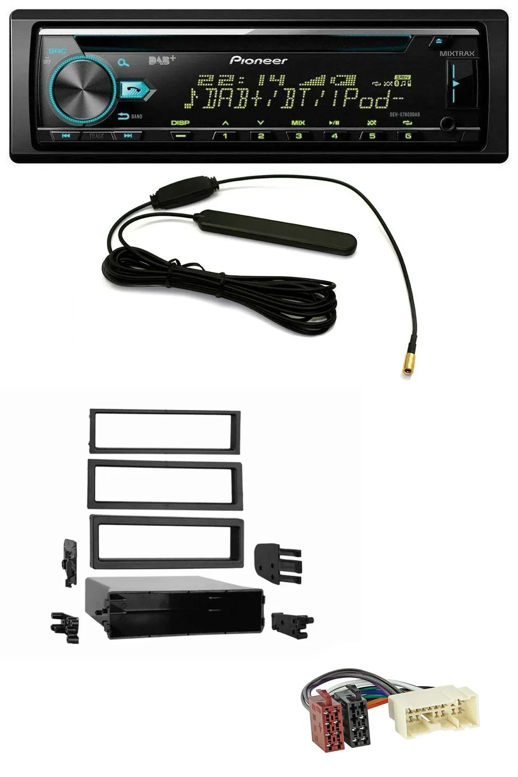 Pioneer CD MP3 AUX DAB USB Autoradio für Nissan Xterra (2000-2004)