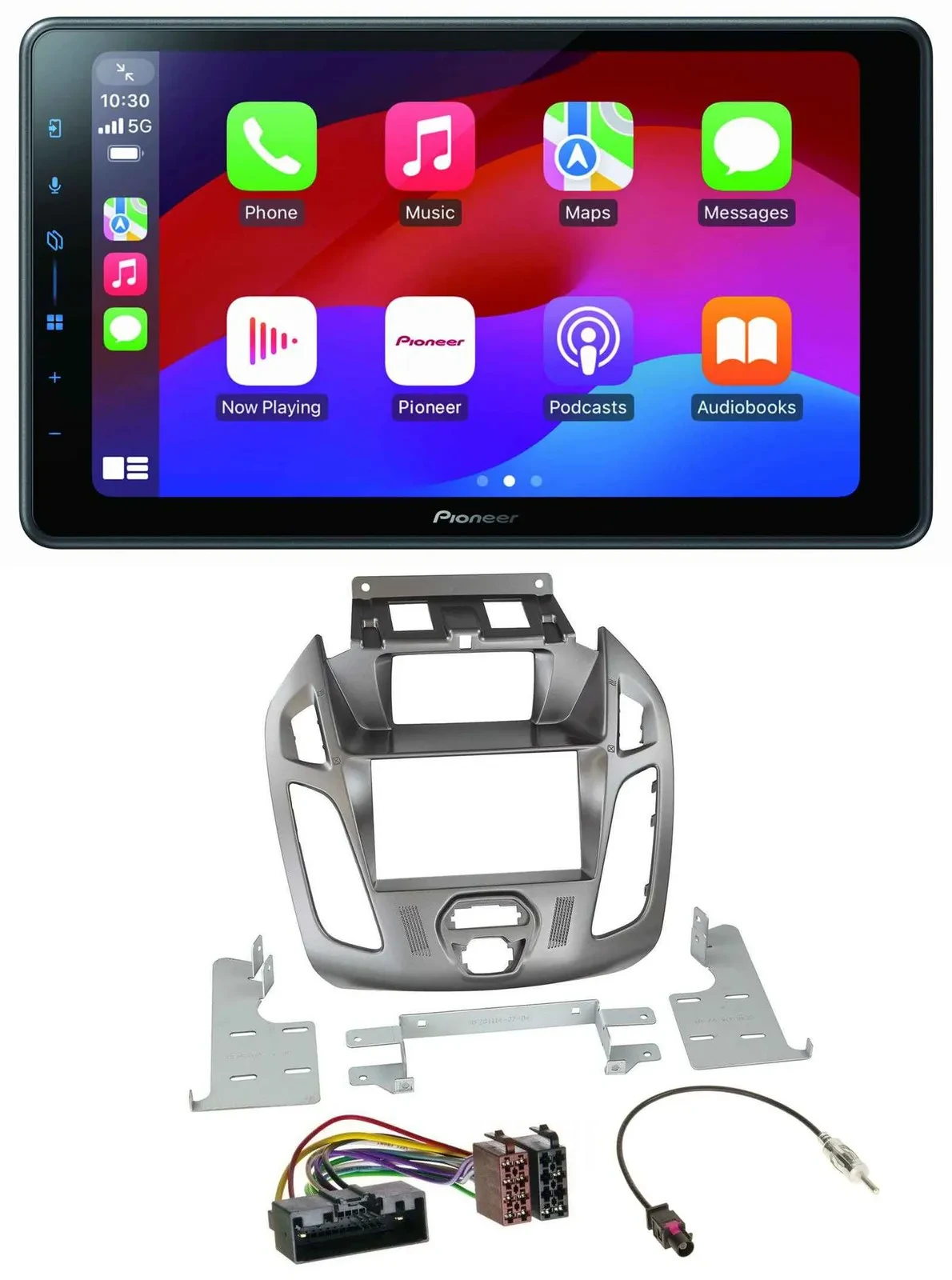 Pioneer Bluetooth 2DIN USB MP3 DAB Autoradio für Ford Transit 12-18 Display Conn