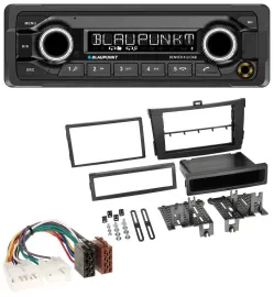 Blaupunkt Bluetooth DAB MP3 USB Autoradio für Toyota Corolla ab 2009 schwarz