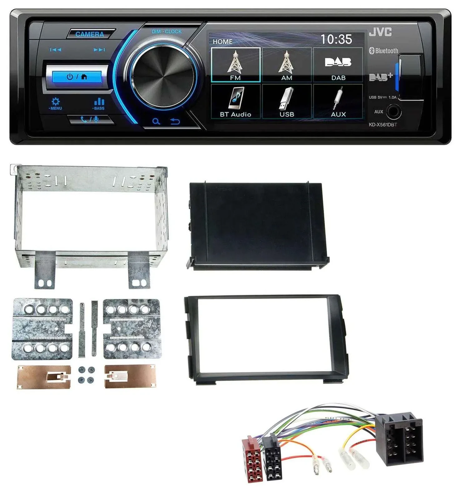 JVC Bluetooth MP3 USB DAB Autoradio für Kia Ceed 09-12 proCeed 11-13
