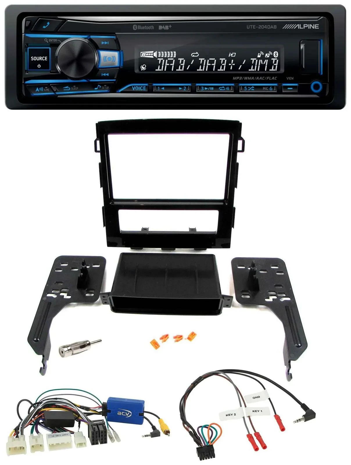 Автомагнитола для Subaru Impreza (с 2018) Alpine USB, Bluetooth, DAB, поддержка кнопок на руле