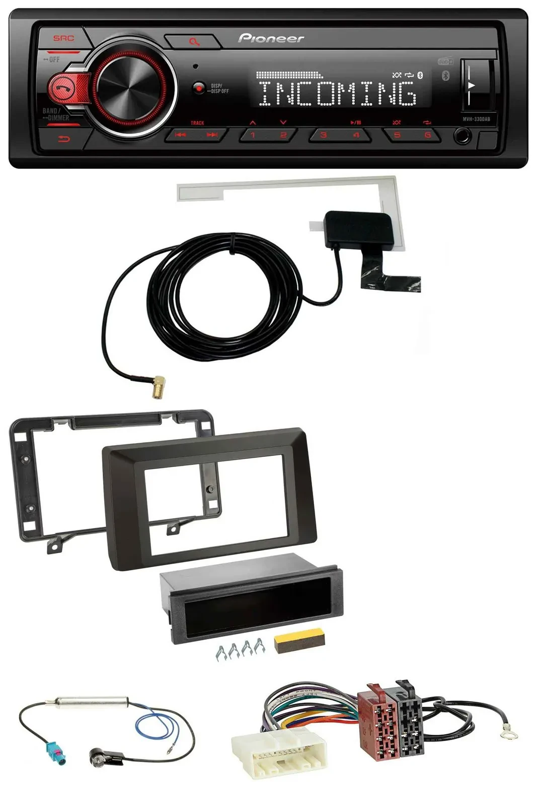 Pioneer MP3 AUX CD DAB USB Autoradio für Dacia Duster (ab 2021)