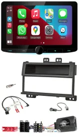 Kenwood Lenkrad USB DAB Bluetooth Autoradio für Hyundai i20 ISO 2009-11 schwarz