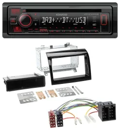 Kenwood MP3 CD USB Bluetooth DAB Autoradio für Peugeot Boxer Citroen Jumper Fiat