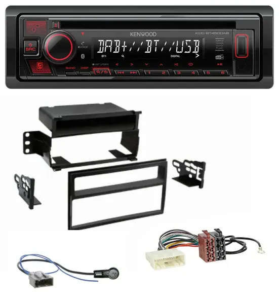 Kenwood MP3 CD USB Bluetooth DAB Autoradio für Nissan Tiida Versa C11 2007-2011