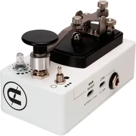 Педаль эффектов для электрогитары CopperSound Pedals Telegraph V2 Auto Stutter & Killswitch Alpine White