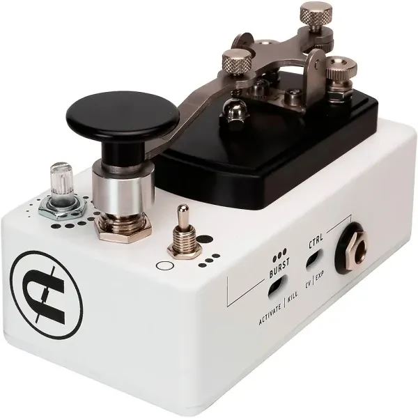 Педаль эффектов для электрогитары CopperSound Pedals Telegraph V2 Auto Stutter & Killswitch Alpine White