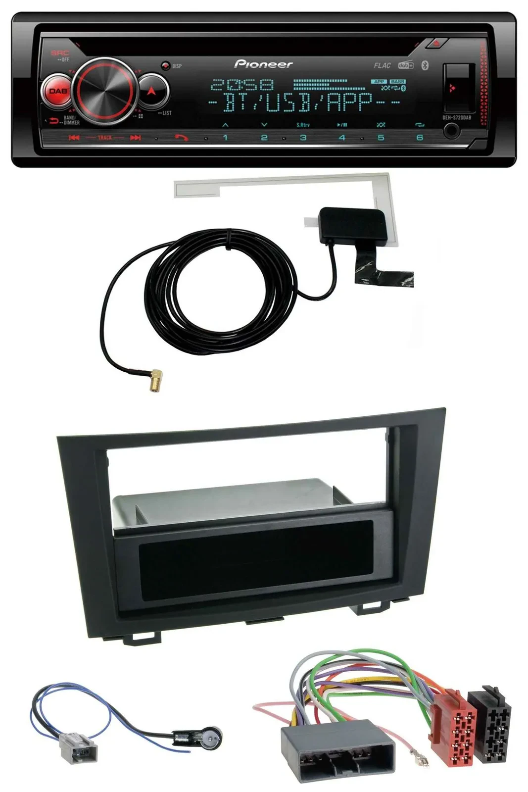 Pioneer DAB CD MP3 USB Bluetooth Autoradio für Honda CR-V (ab 2007)