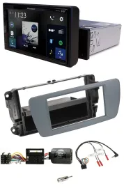 Pioneer DAB Lenkrad Bluetooth USB Autoradio für Seat Ibiza conemaragrau