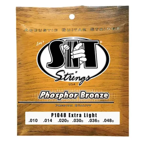 Струны для акустической гитары SIT Strings P1048 10-48, бронза фосфорная