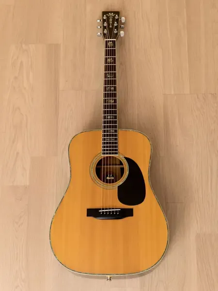 Акустическая гитара Morris W-50 Dreadnought Natural w/case Japan 1970s