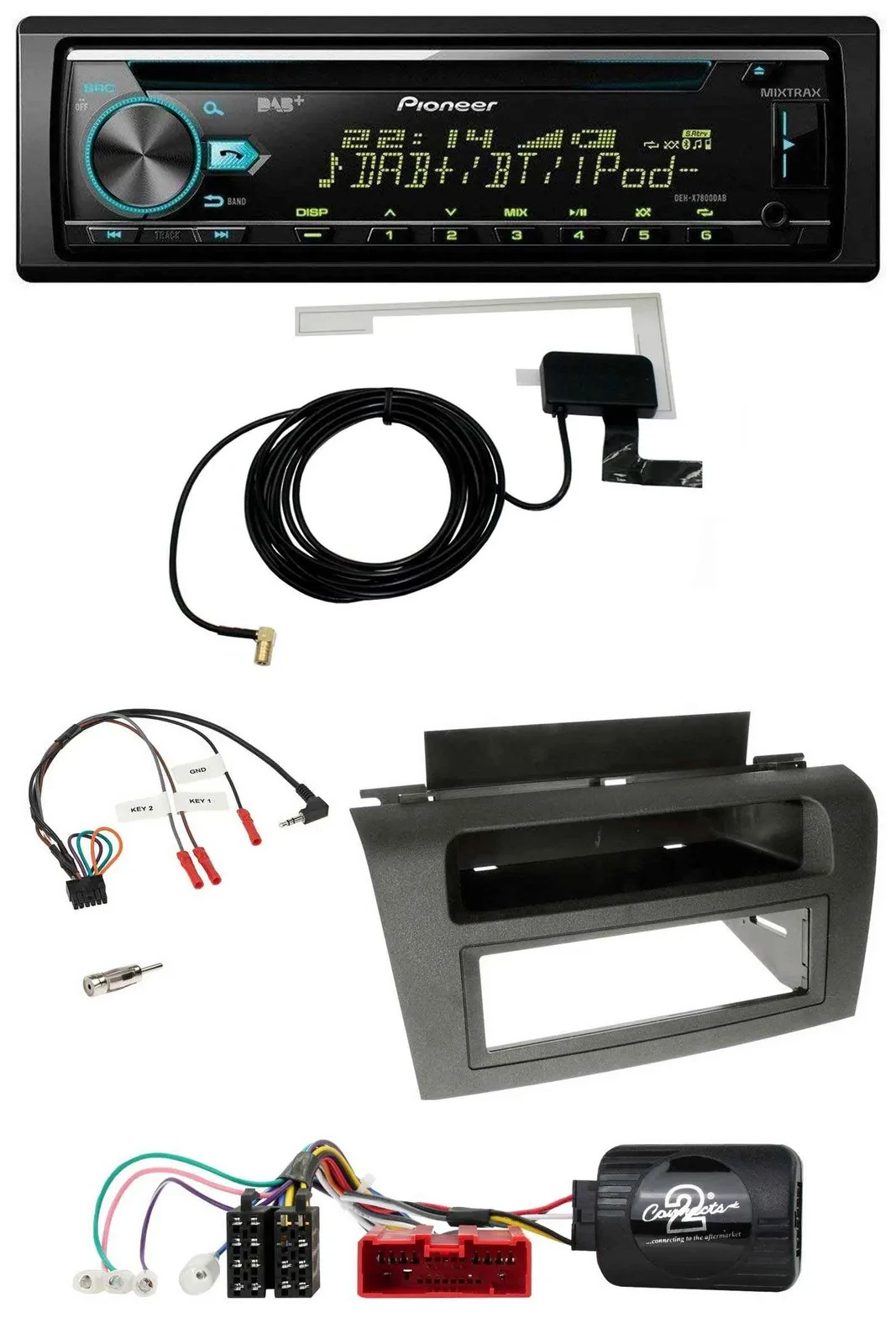 Автомагнитола Pioneer для Mazda 3 (2003–2009) CD/MP3, USB, DAB