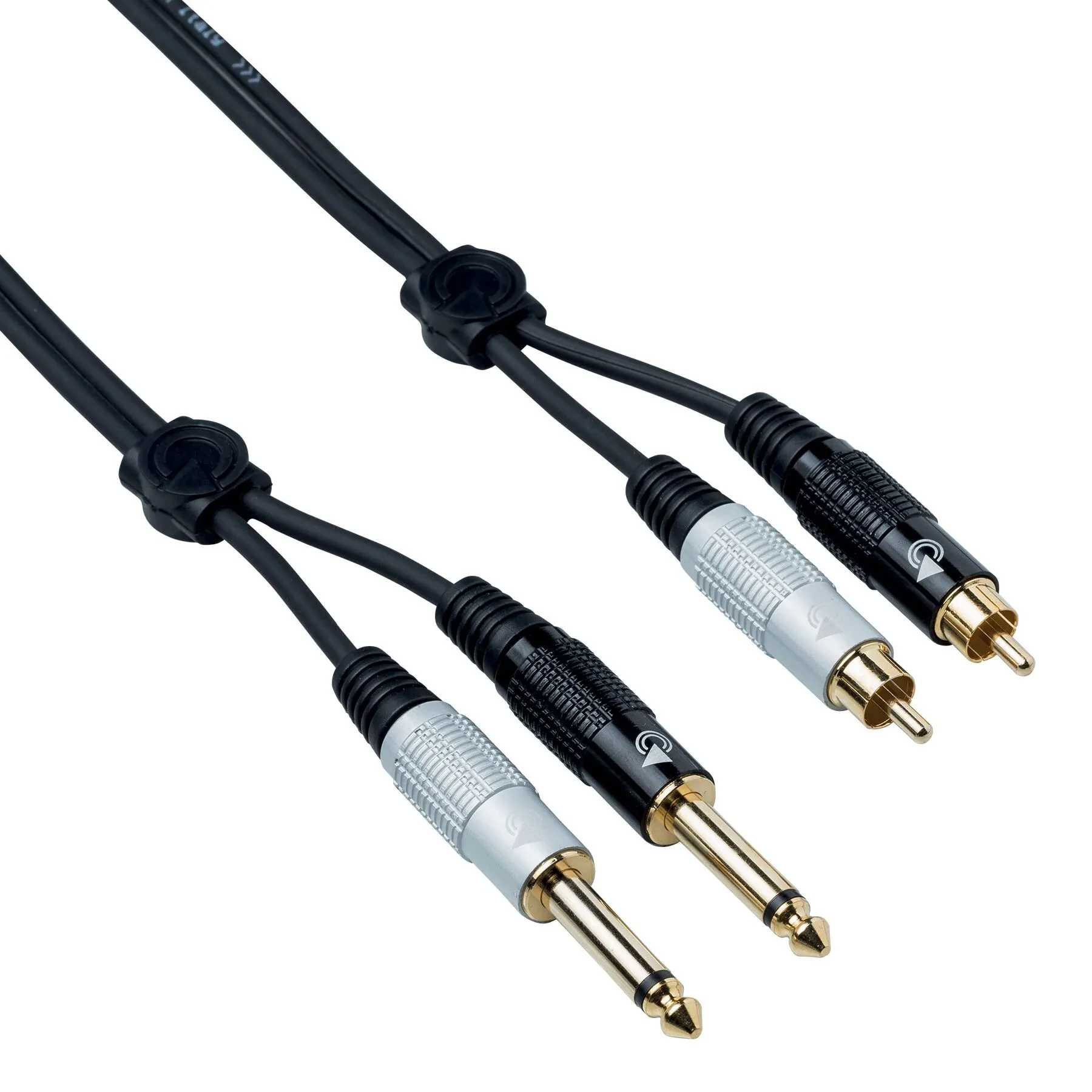 Коммутационный кабель Bespeco EAY2JR500 2 x Jack 6.3 мм — 2 x RCA, 5 м