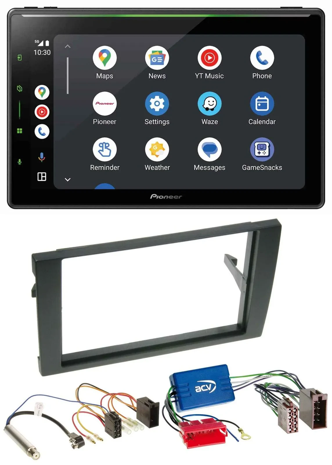 Pioneer 2DIN MP3 USB Bluetooth DAB Autoradio für Audi A4 B6 B7 01-08 Aktivsystem