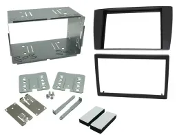 Radioblende Set Doppel-DIN Autoradio für Jaguar S-Type X-Type 2002-2009