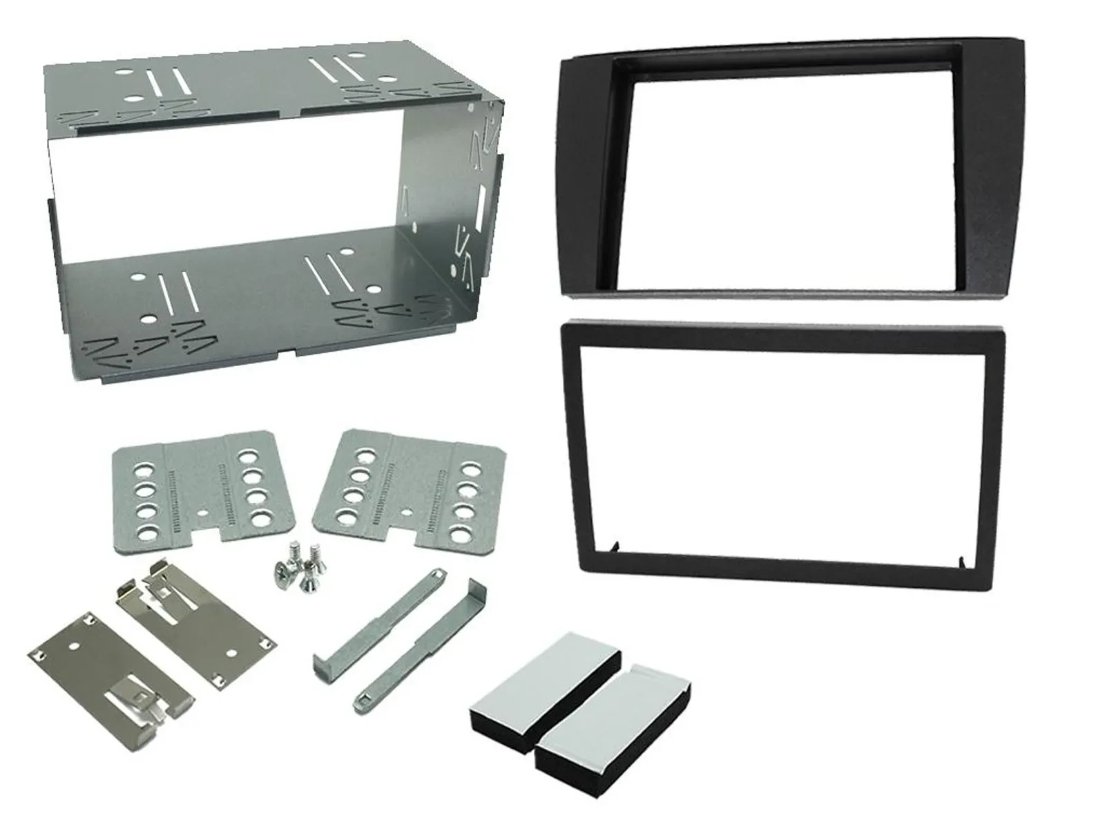 Radioblende Set Doppel-DIN Autoradio für Jaguar S-Type X-Type 2002-2009