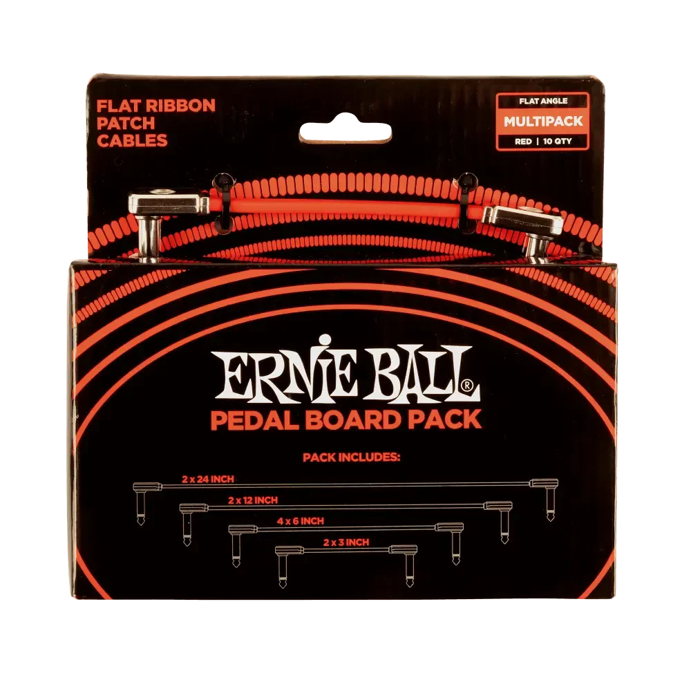 Инструментальный кабель ERNIE BALL 6404 - 10 патч кабелей