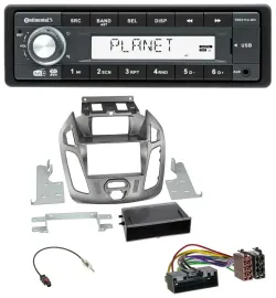 Continental MP3 AUX USB DAB 1DIN Autoradio für Ford Transit Connect mit Display