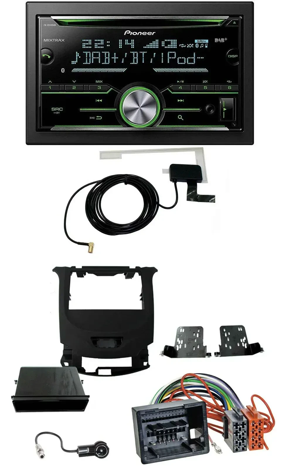 Автомагнитола для Chevrolet Cruze (с 2016) Pioneer 2-DIN, CD/USB/MP3, Bluetooth, DAB