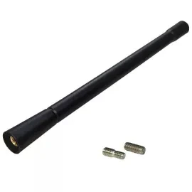 Ersatzantennenstab - schwarz - M5 / M6 Gewinde - 10 cm Länge