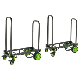 Gravity GCARTM01B Multifunctional Show Gig Trolley Transport Cart Medium 2-Pack