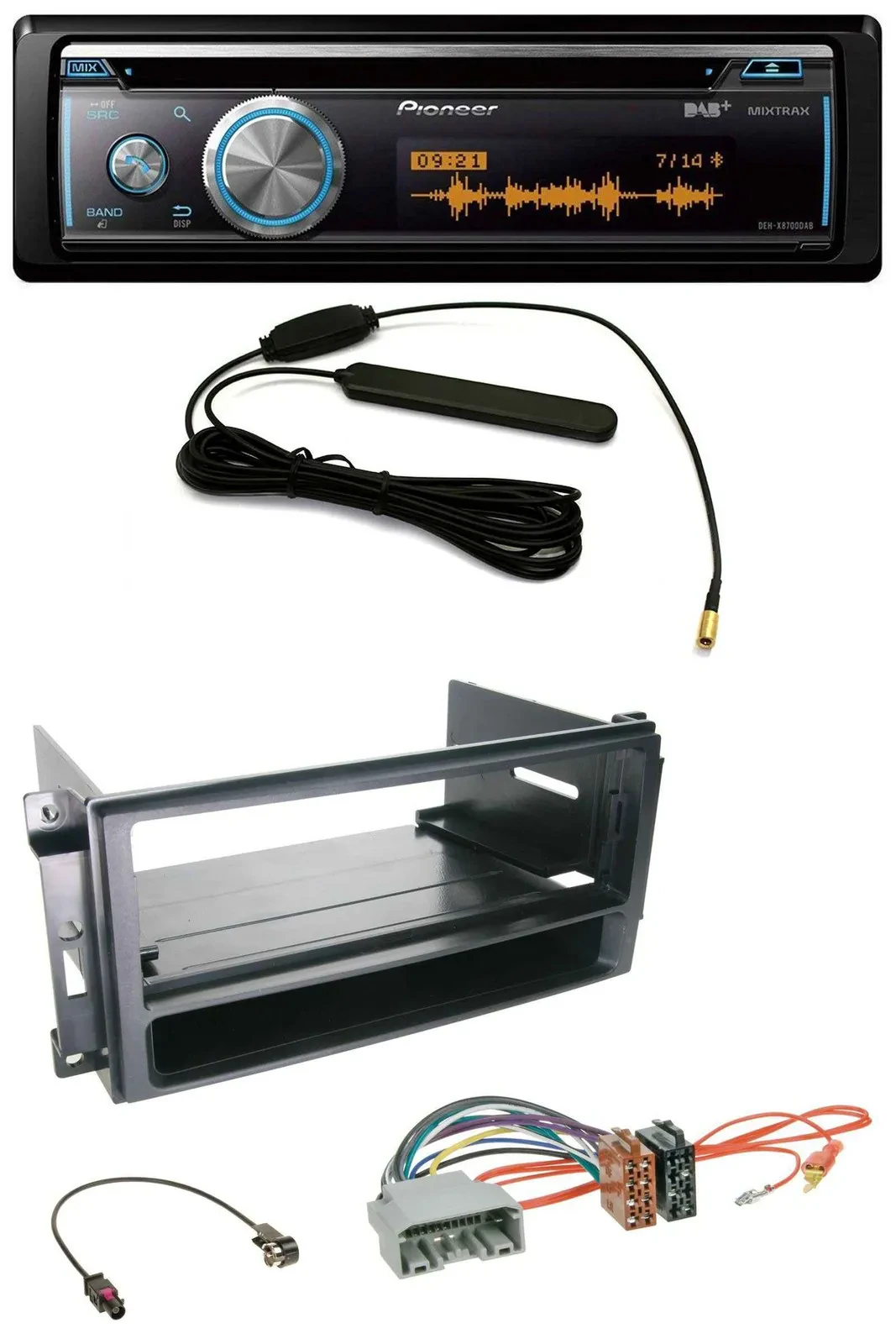 Pioneer CD USB Bluetooth DAB MP3 Autoradio für Chrysler 300C Sebring Dodge Aveng