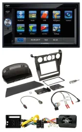 Blaupunkt 2DIN Bluetooth TMC USB Lenkrad SD Navigation für BMW 5er E60 2004-2007