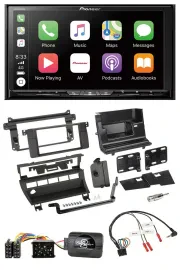 Pioneer 2DIN Lenkrad USB DAB DVD Bluetooth Autoradio für BMW 3er 1999-2006 5 Sch