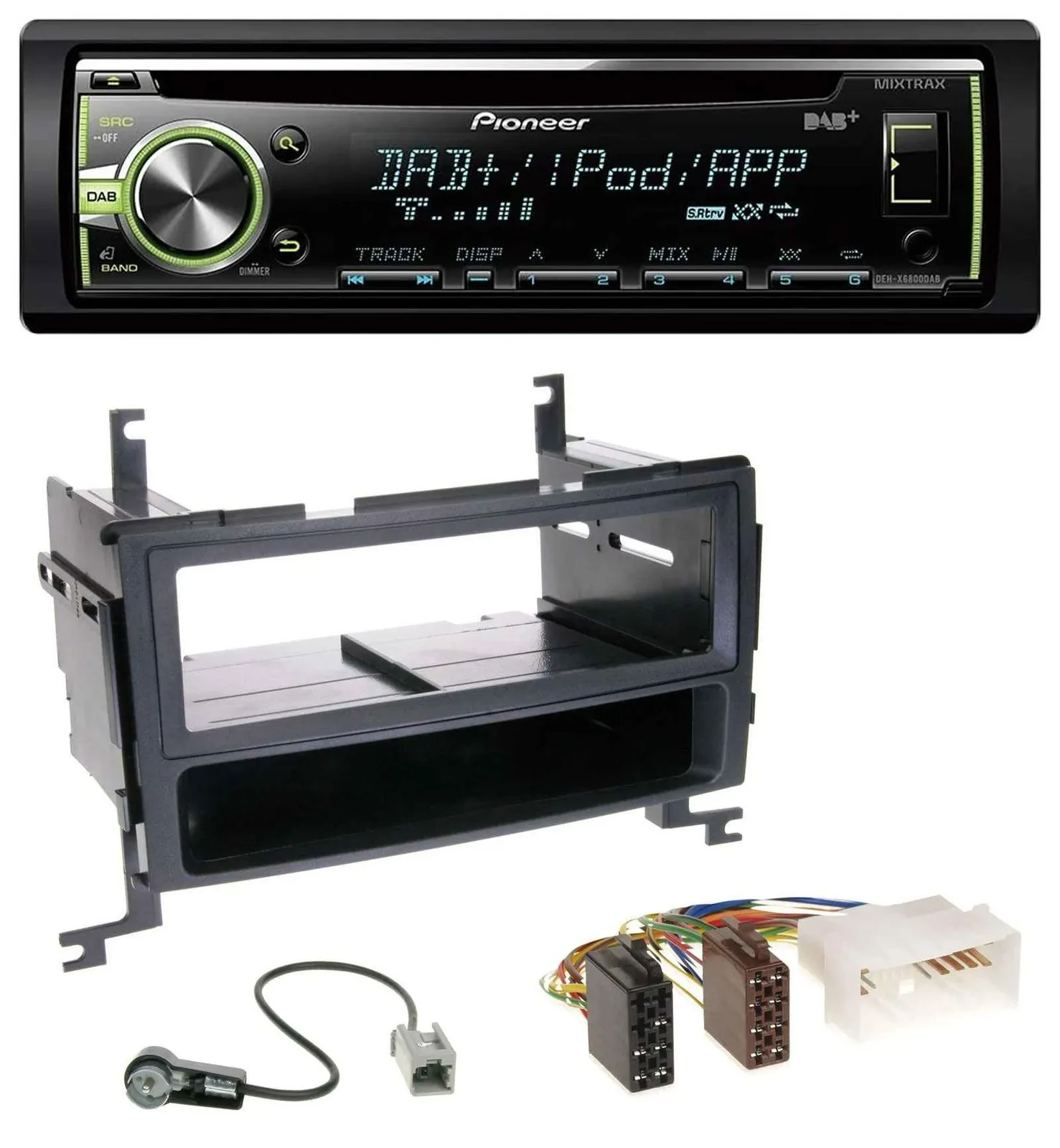 Pioneer DAB USB MP3 AUX CD Autoradio für Hyundai Santa Fe (2007-2012)