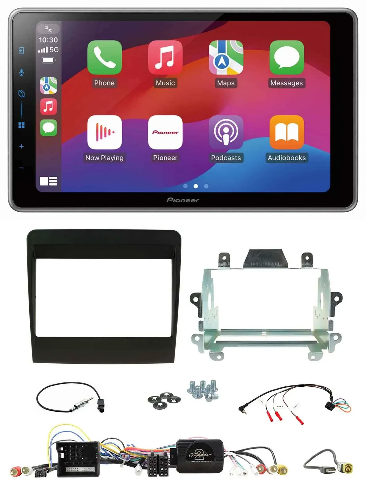 Автомагнитола для Porsche 911 (2011-2017, 991) Pioneer 2-DIN, USB, DAB, Bluetooth