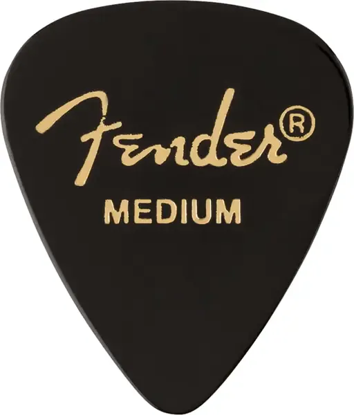 Медиаторы FENDER 351 Shape Premium Picks Medium Black 12 Count